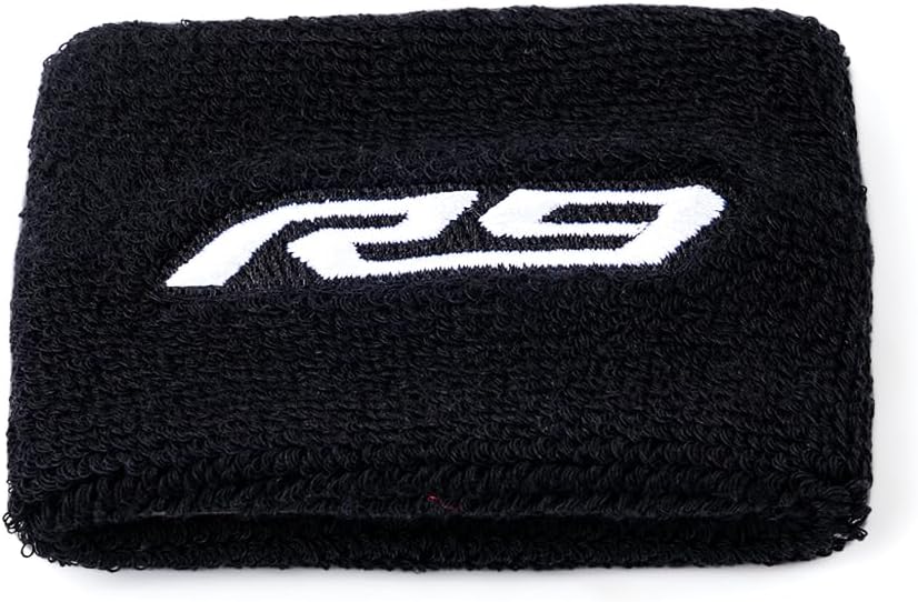 Fits for Yamaha R9 YZFR9 YZF-R9 YZF R9 2025 2026 Motorcycle Accessories Front Rear Brake Fluid Reservoir Sock, UV-Resistant, Scratch-Guard, Easy Install (Black, 1pc)
