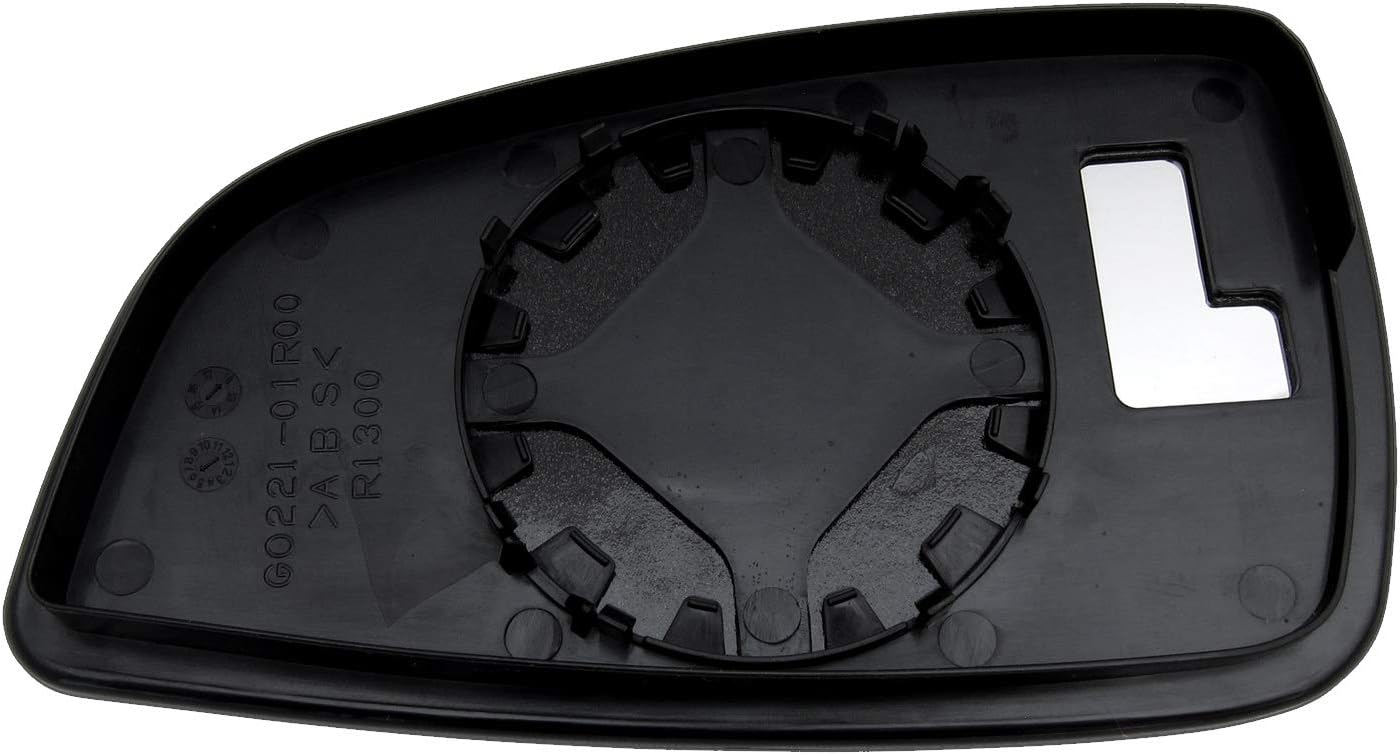 Passenger Side Mirror Glass Assembly For 2008 2009 2010 2011 2012 Chevy Malibu Compatible With 07 08 09 Saturn Aura Right Convex Non-Heated 5902388 GM1325120 1325120 56054