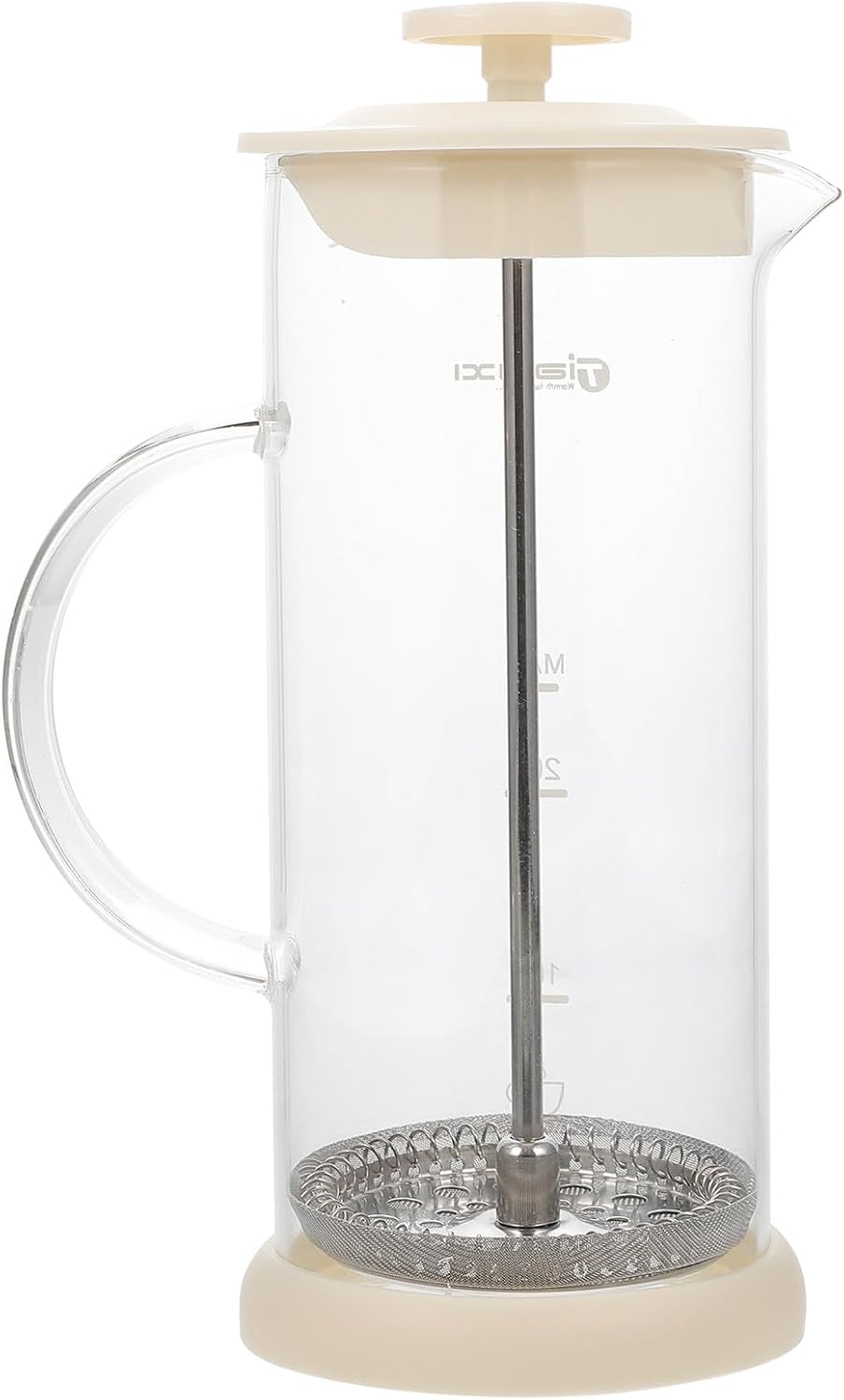 Manual Milk Frother Handheld Milk Foamer Pitcher – Stainless Steel Coffee Frothing Tool for Cappuccino Latte Hot Chocolate Home Kitchen Use
