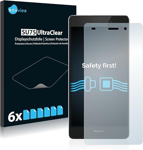 Savvies Pellicola Protettiva Compatibile con Huawei Lite 2015 2016 Protezione Schermo Pezzi 
