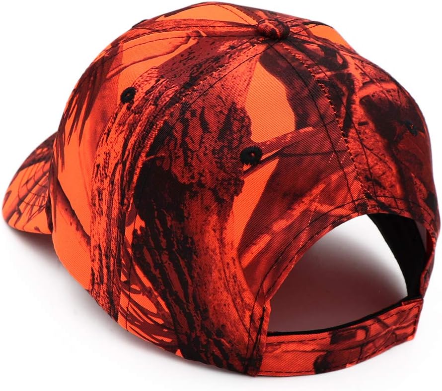 [Flymaple] Бейсболка Blaze Orange Baseball Cap Real Tree Hunting Cap свободного размера [Товары параллельного импорта], фото 4