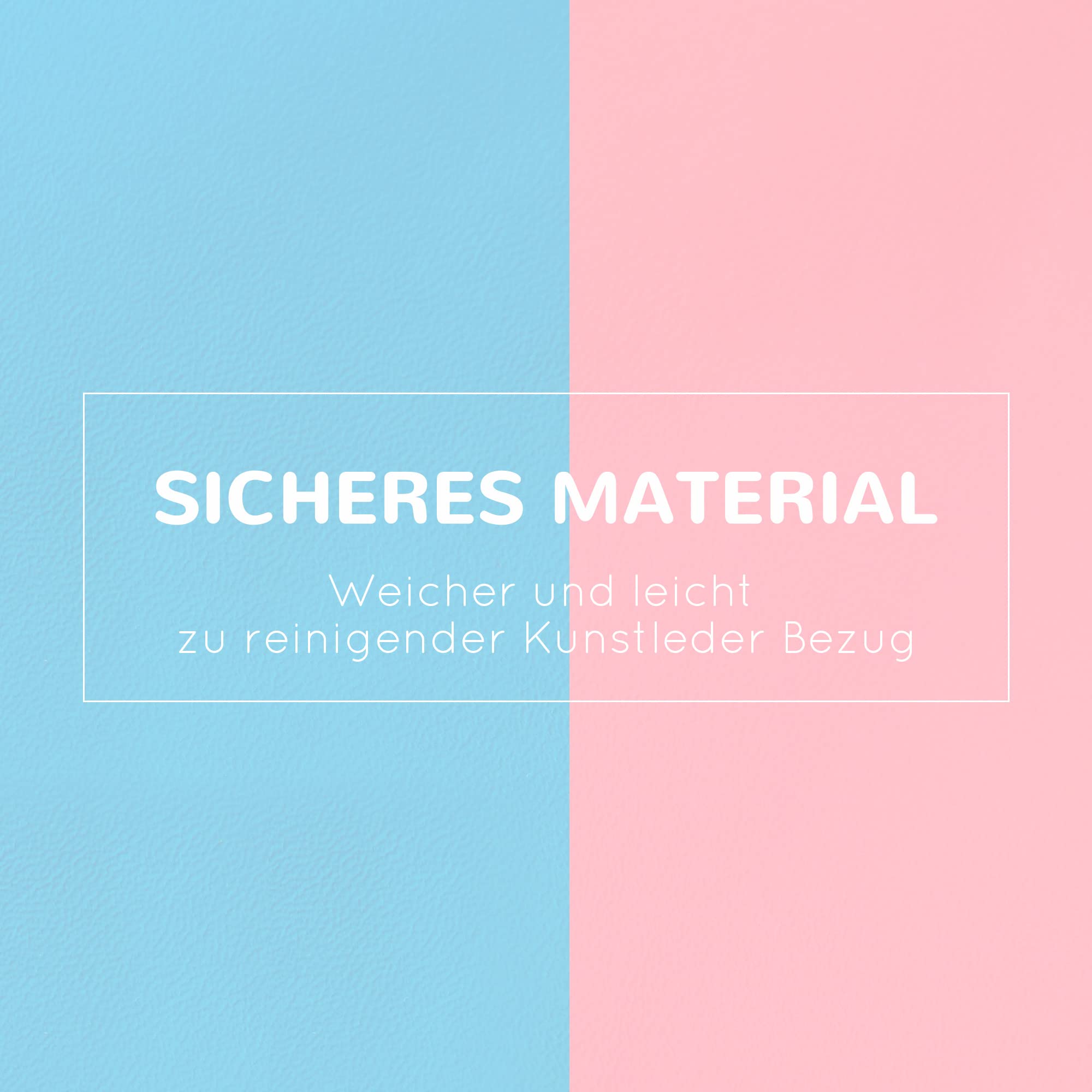 HOMCOM 2 TLG. Schaumstoff Bausteine Kinder Softbausteine Weiche Riesenbausteine Schaumstoffblöcke für 1-3 Jahre alt Kinder Spielbausteine Rosa+Blau