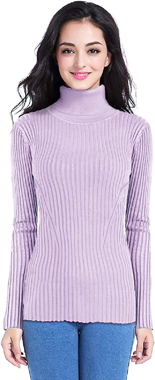 DENIMHOLICWomen's Cotton Turtle Neck Sweater