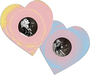 Lover - Live From Paris Heart Shaped Webstore Exclusive Pink & Blue Marble with Clear Slipcase