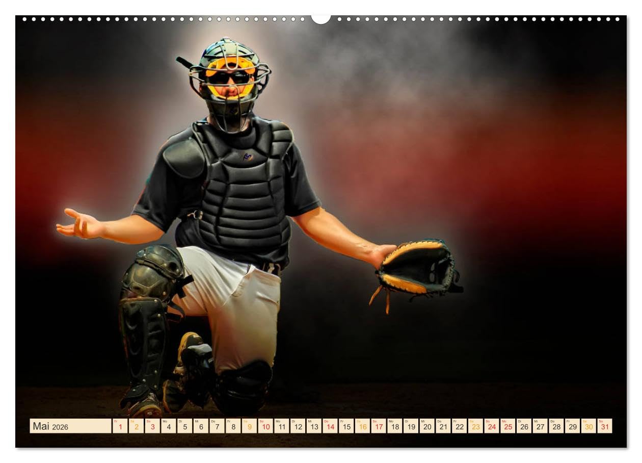 Baseball - Fight (hochwertiger Premium Wandkalender 2026 DIN A2 quer), Kunstdruck in Hochglanz: Baseball, Teamsport der Extra-Klasse - beeindruckende ... spektakulären Sportart. (CALVENDO Sport)