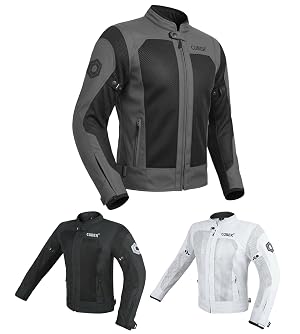 CUBER MOTORCYCLE BREATHABLE MESH JACKET MENS WITH CE ARMOR BIKERS RACING GEAR SUMMER MOTORBIKE PROTECTIVE JACKET