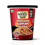 WickedGud Korean Cup Noodles, Fiery 2X Spicy, 69 g | Healthy Noodles | Whole Wheat | Whole Wheat | No Maida | No Palm Oil