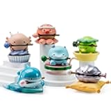 BEEMAI Lucky Wooden Fish Series 1PC Blind Box Random Design Cute Figures Collectible Toys Birthday Gifts