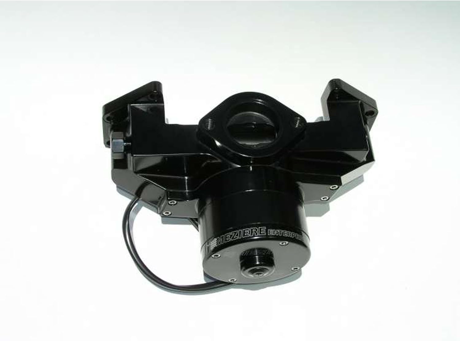 Meziere WP106S Black Billet Electric Water Pump for Big Block Mopar