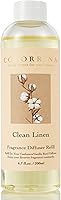 Vista 1 de Cocorrína Repuesto de difusor de varillas Clean Linen 6.7 oz. Aceite perfumado para difusor de varillas fragancia del hogar para dormitorio, baño