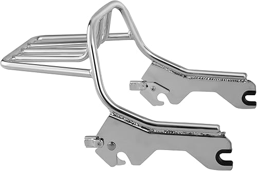 Miniatura 3 de TCT-MOTORPARTS 2-Up - Portaequipajes cromado para Harley Low Rider S FXLRS ST FXLRST Sport Glide FLSB 2018-2025