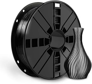NOVAMAKER PETG Black Filament 1.75mm ,Toughness Enhanced petg Vacuum Sealed,Accuracy +/- 0.02mm, 1kg(2.2lbs) Spool, 3D Filament petg