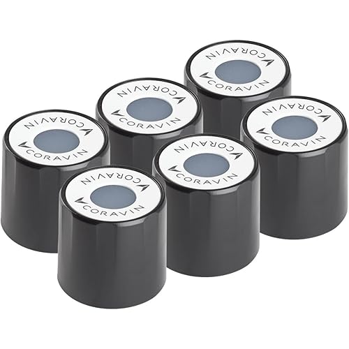 Coravin Screw Caps - Pack of 6 - Accessory for Coravin Timeless Wine by the Glass Systems and Wine Savers