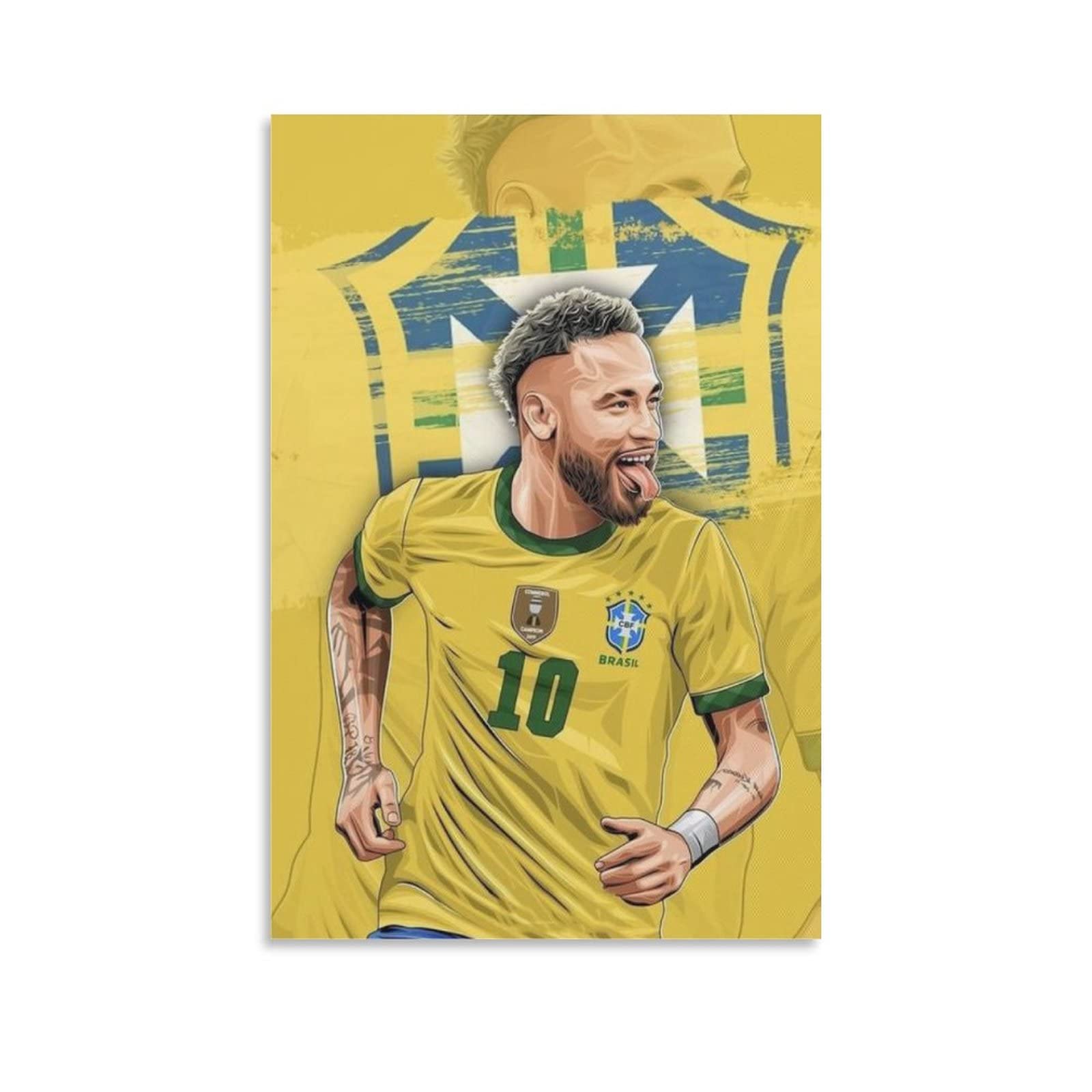 ネイマール ブラジルのレジェンド サッカー選手 ポスター (53) 印刷