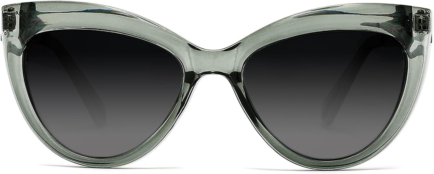 SAMBA SHADES Polarized Cateye Sunglasses for Women - Classic Fashion Clout UV400, UVA & UVB Blocking Retro Design