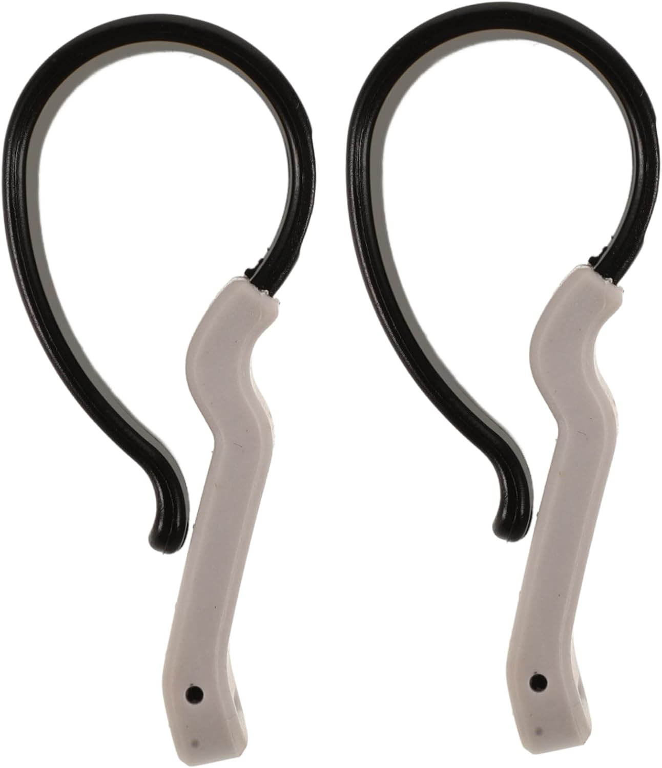 2pcs Car Sunglasses Holder Clip Visor Sunglass Hanger for Organized Storage Compatible Vehicle Interiors Material Glasses Mount for Tickets Accessories Grey