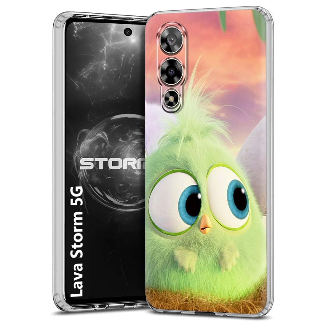 Nainz Soft Silicon Printed Designer Mobile Back Cover for Lava Storm 5G -D0644