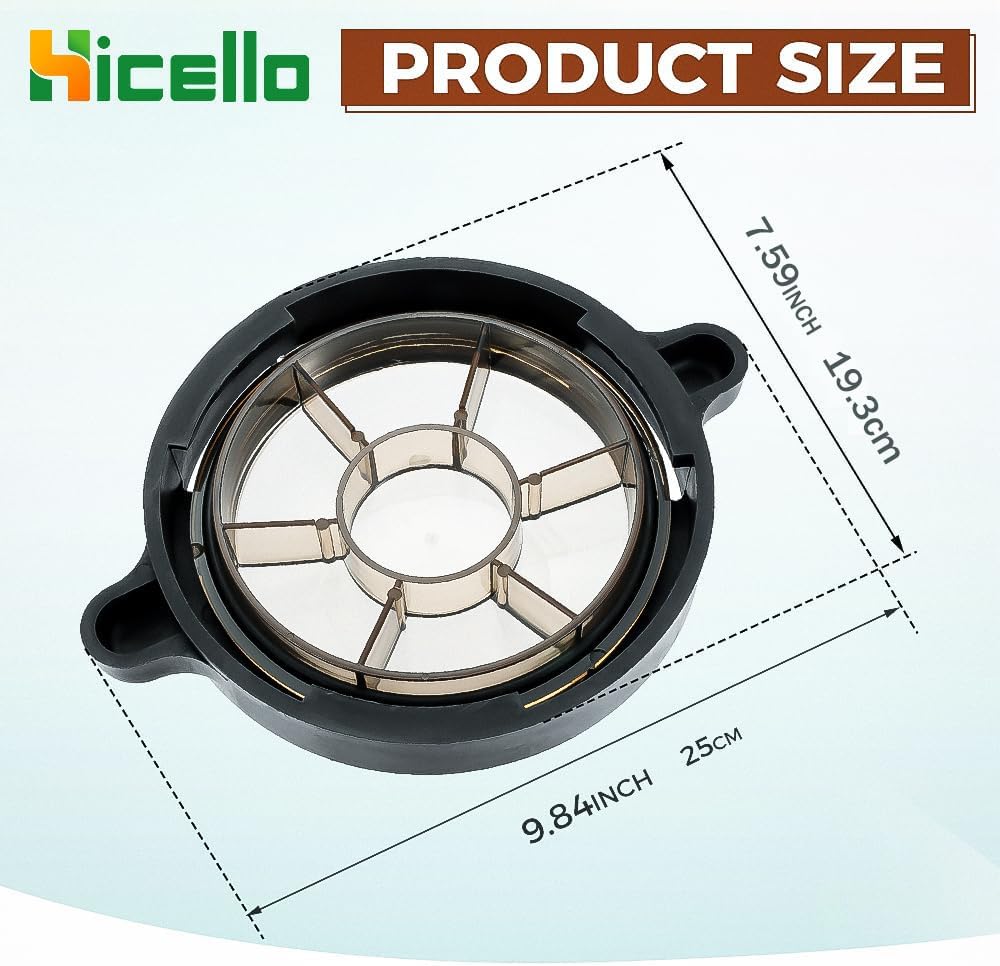 Upgrade Pool Pump Lid With O-Ring Gasket Compatible with Splapool Pureline Deluxe Pumps 0.75hp 1hp 1.5 hp Pool Pump Replacement for 647252772,72728,72729,72730,PO12728CR,AC81361,NEP2134,16578