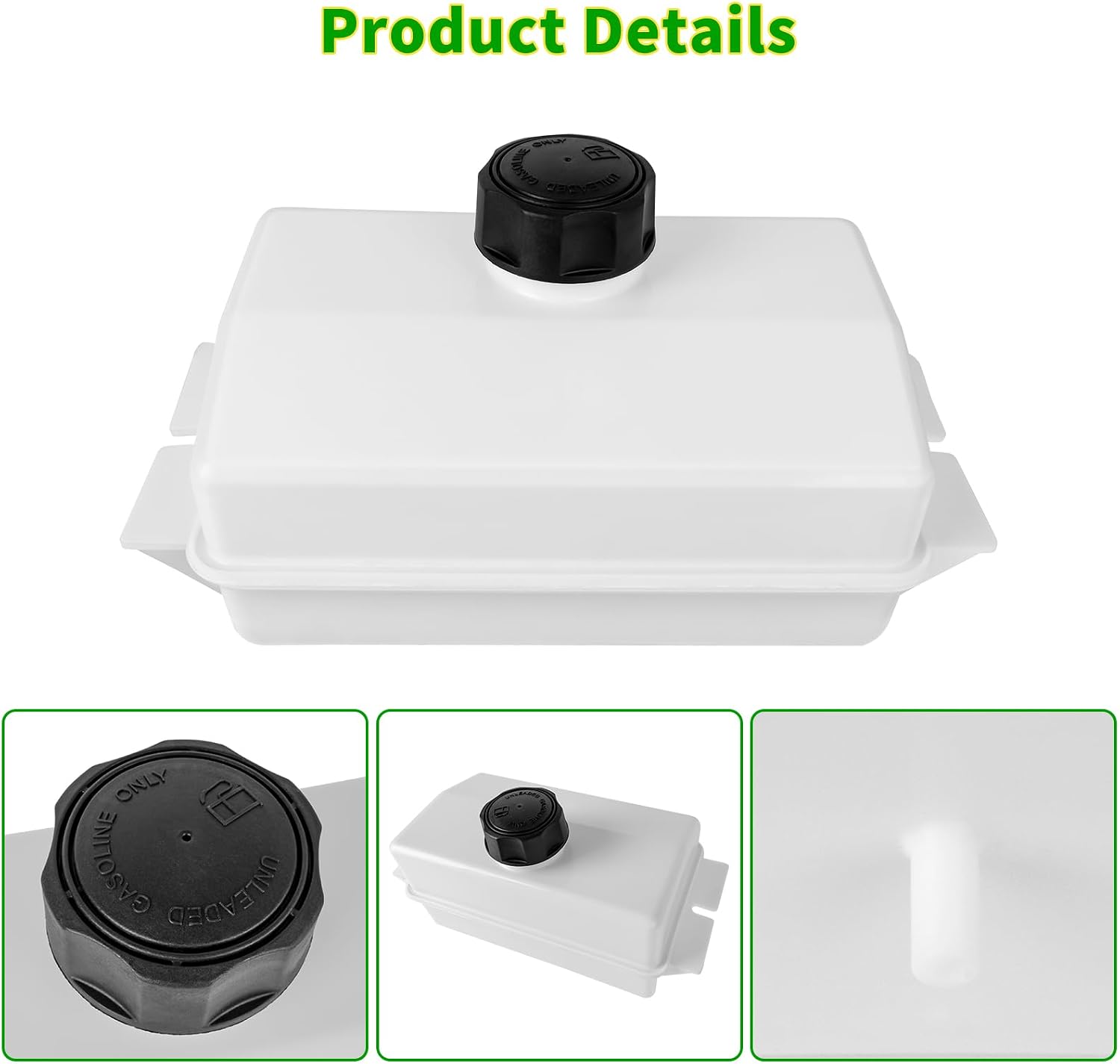 Keycci 184900 532184900 Fuel Tank Kit with Cap, Compatible with Hu sqvarna Crafts man Pou lan Lawn Mower Tractor Roper S ears Lawn Mower, Replaces 532109202 105738X 109202X