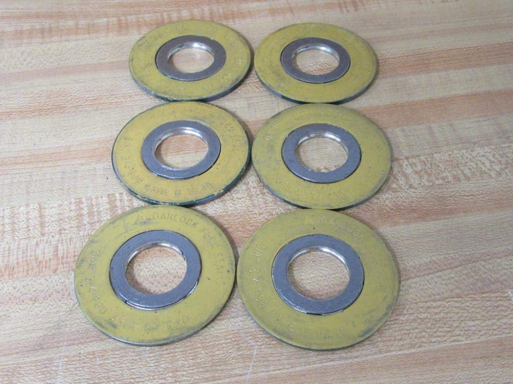 Garlock 3/4" 3-4-600 Gasket 3434600 (Pack of 6)