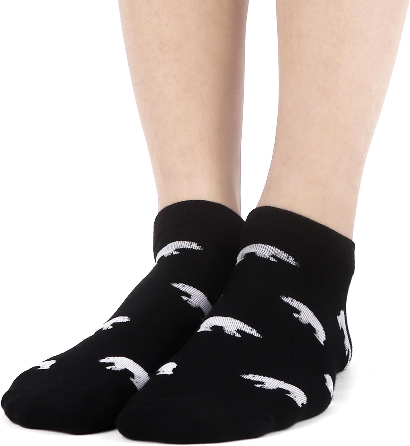 WeciBor Men's Funny Novelty Colorful Ankle Socks Cool Casual Cotton Low Cut Socks 12 Pack