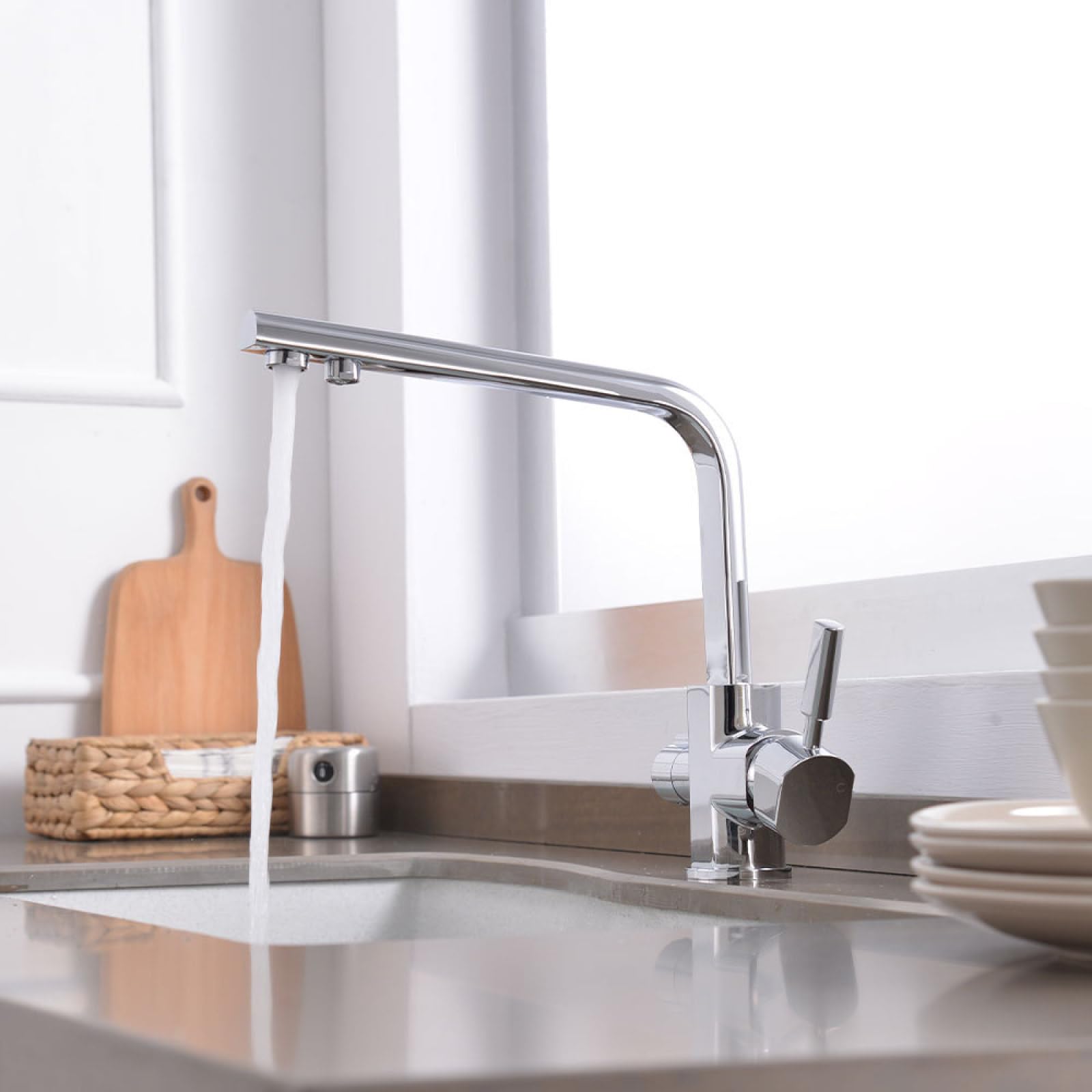 Kitchen Hot and Cold Water Purification Multifunctional Faucet