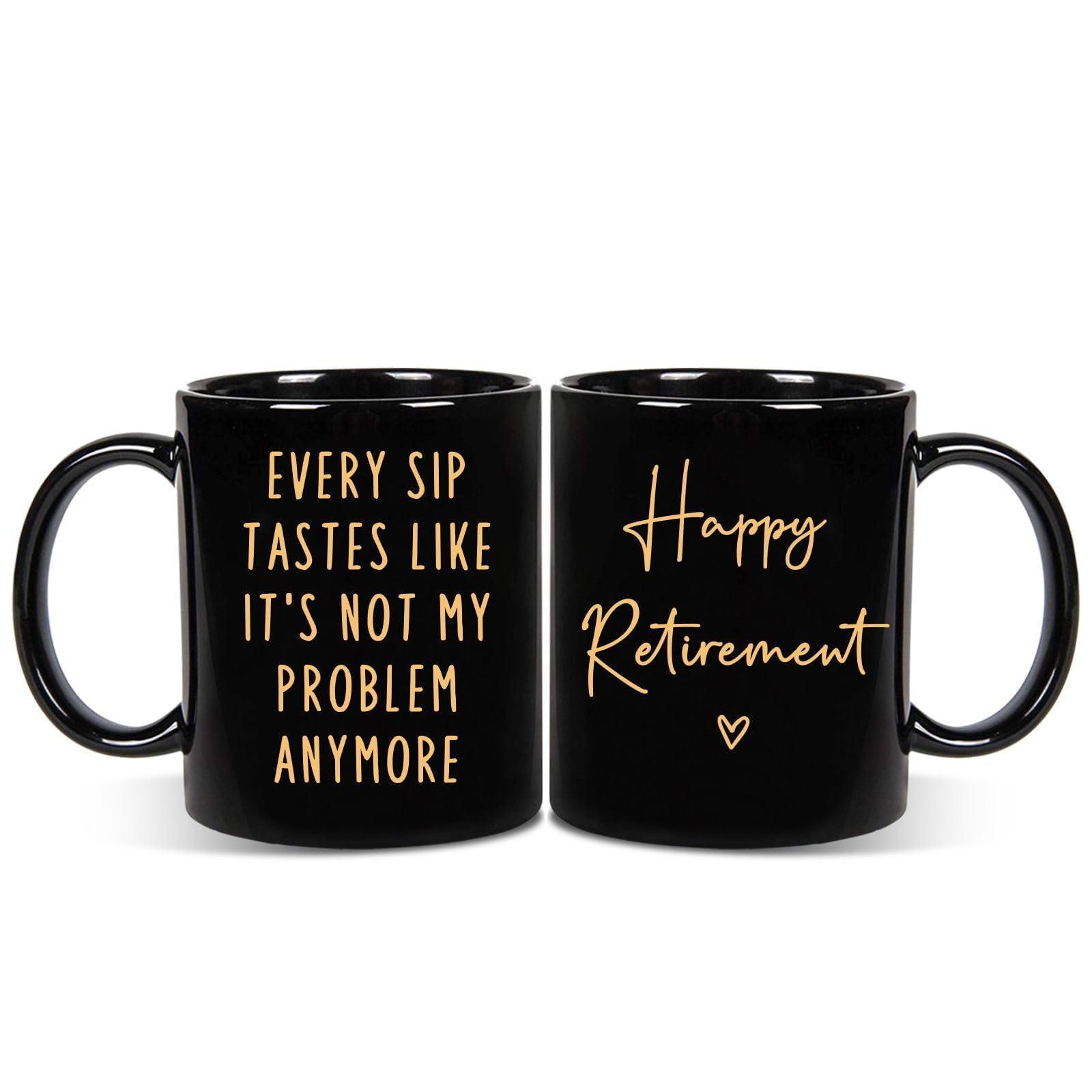 Aurahouse Retirement Gifts for Men Women 2025, Retirement Mug, Funny Retired Gifts for Men Women, Dad, Coworkers, Friend, Teacher, Brother, Boss, Not