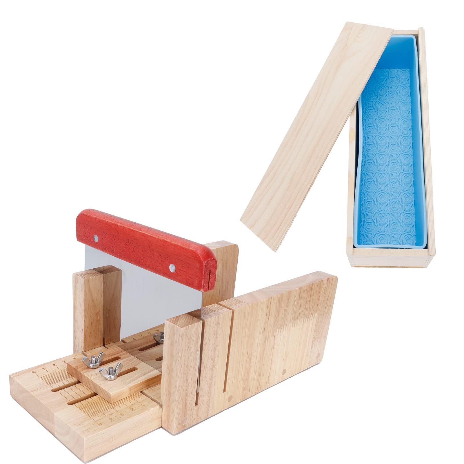 Juego de moldes para jabón de 1000ml, cortador de pan y pastel, molde para pan, suministros de herramientas de corte para fabricación de jabón DIY