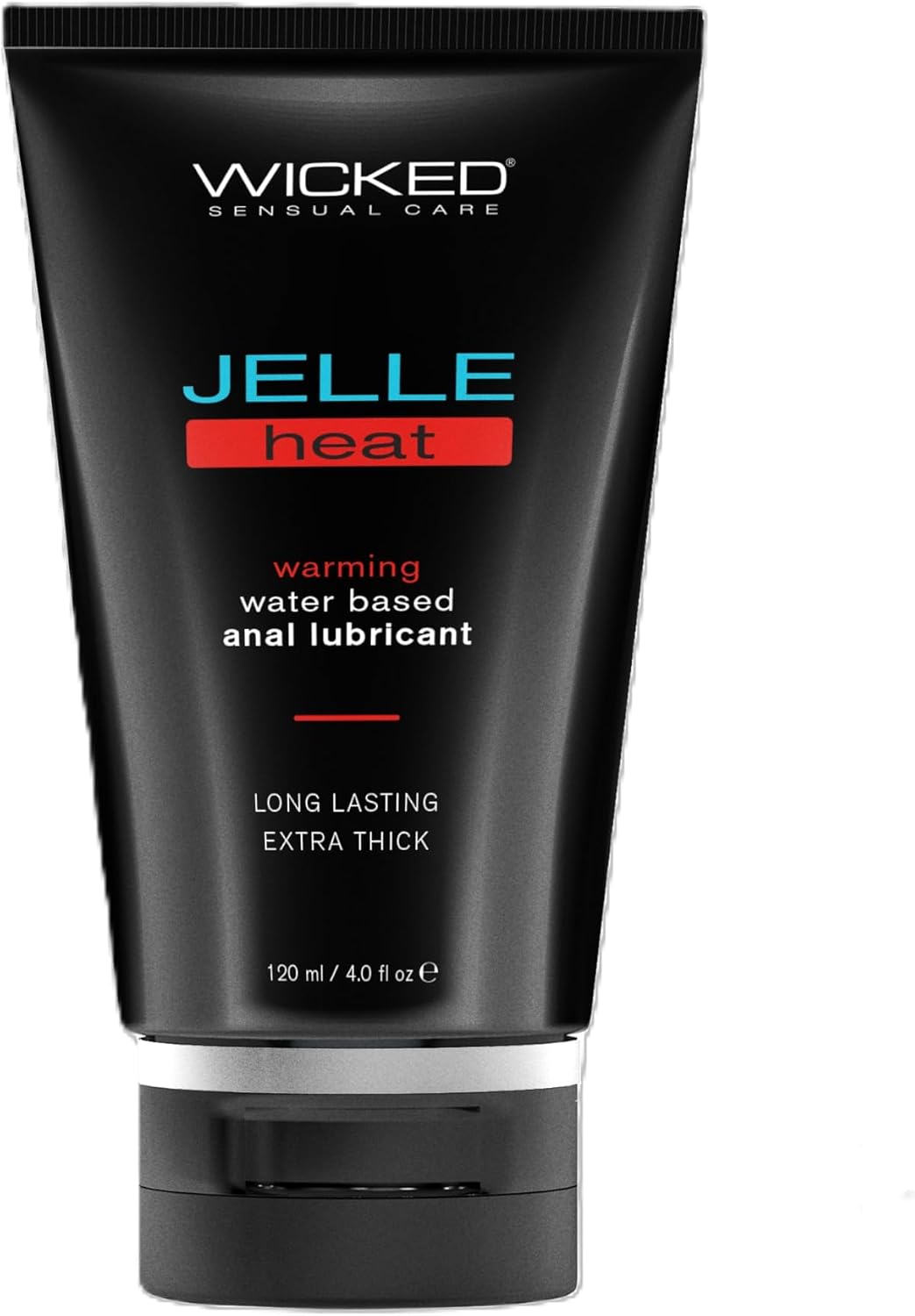 QRA Jelle Heat Water Based Anal Personal Lubricant Gel 120ml (Warming Sensation, Extra Thick Super Glide, Glycerin Free)