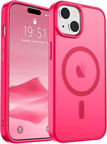 Miniatura 326 de SUPFINE - Funda magnética para iPhone 14 Pro Max (compatible con MagSafe), (protección contra caídas de grado militar de 10 pies), delgada, Negro