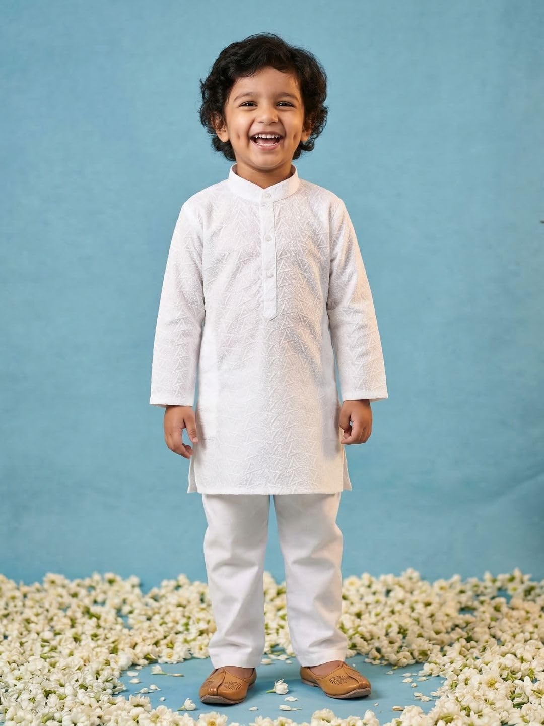 AJ DEZINES Kids Indian Ethnic Wear Kurta Pajama For Boys|Boys Indian Outfit|Traditional & Festive Wear|Cotton Printed Kurta