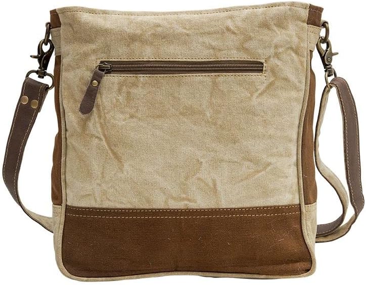 Myra Bag Western Leather Shoulder Bag for Women - Upcycled Canvas Crossbody Bag Studded Star