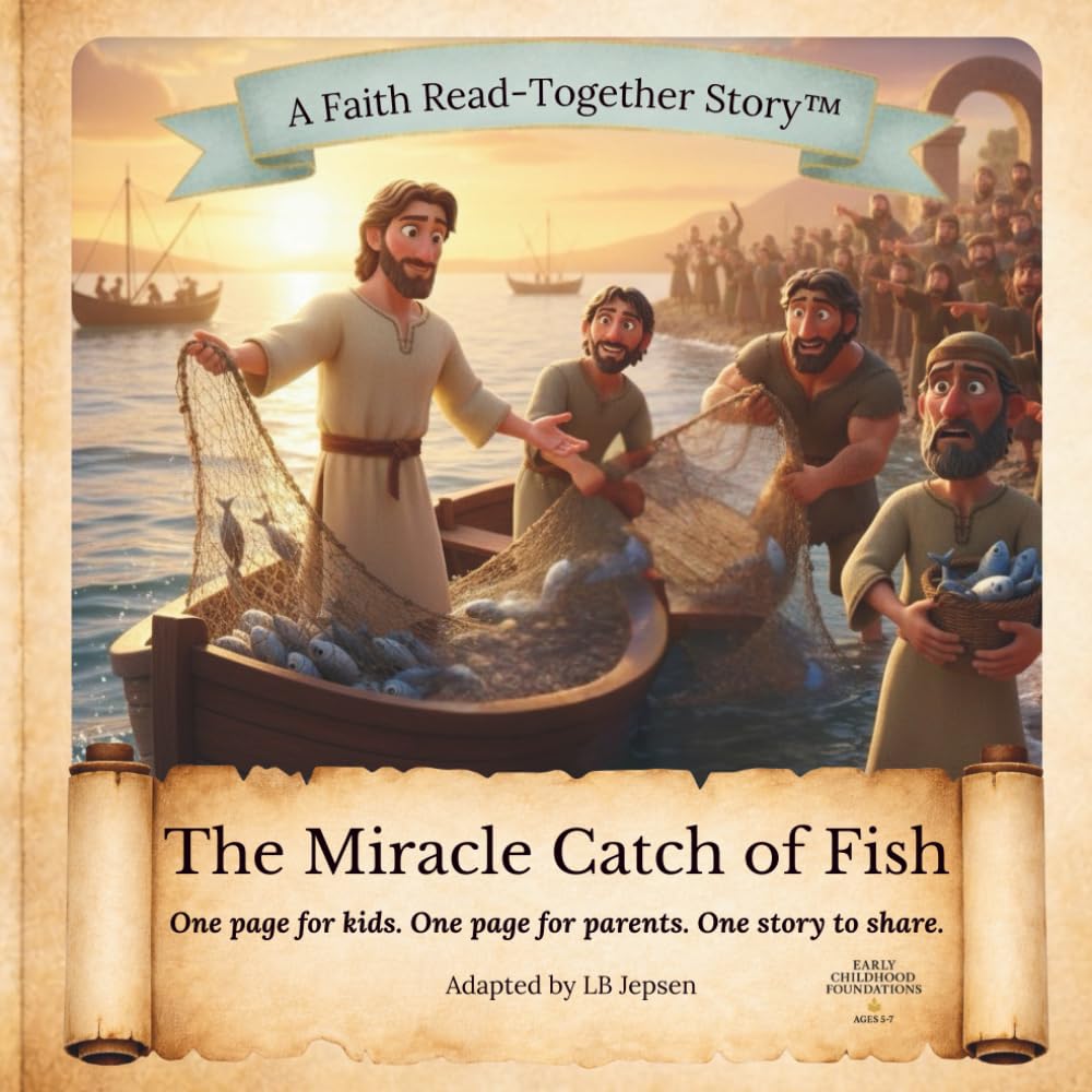 The Miracle Catch of Fish: A Faith Read-Together Bible Story for Children Ages 5–7 (A Faith Read-Together Stories™ Series)