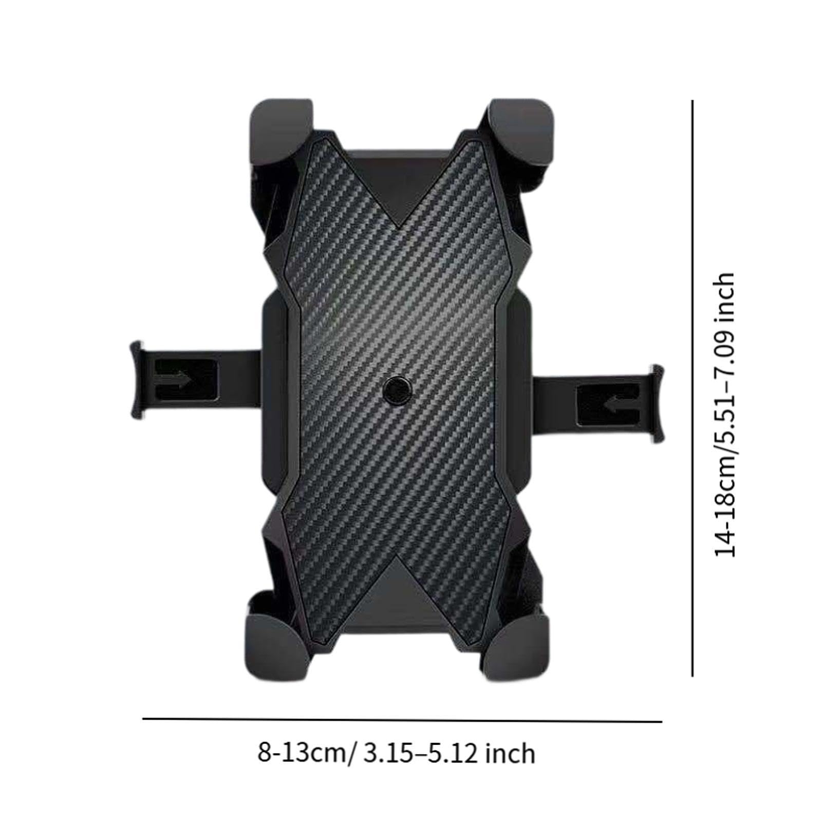 4X Supporto per Telefono da Bicicletta, Supporto per Manubrio, Accessori per Ciclismo, Supporto per Telefono