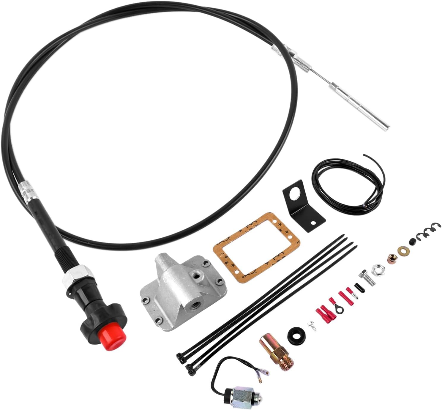 GELUOXI PSL900 Axle Disconnect Replacement for 1987-1995 Jeep Wrangler YJ, Cherokee XJ, Comanche MJ 4X4 4WD Differential Cable Lock Kit