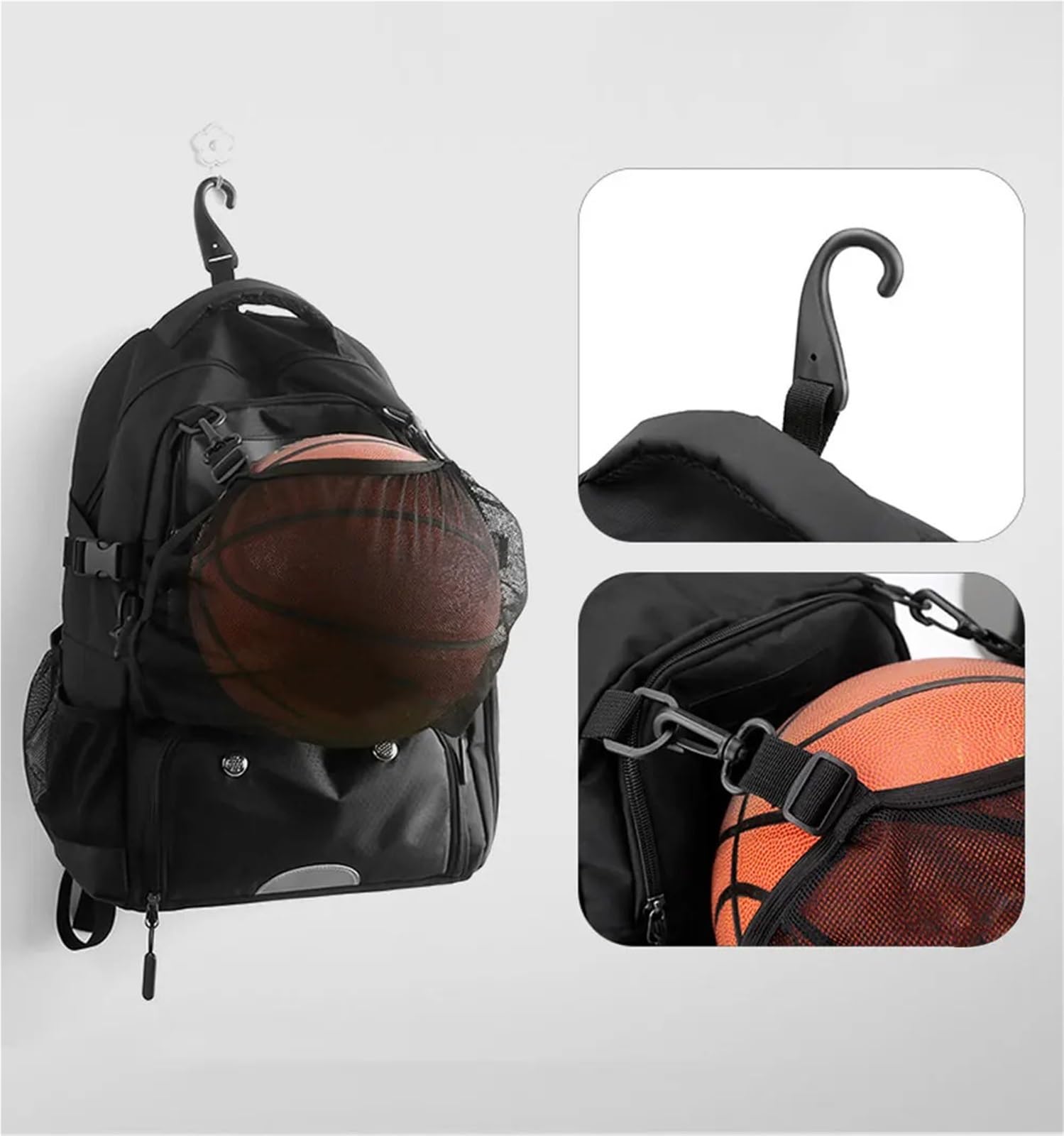 Sacca Scarpe Palestra Zaino Sportivo Borsa da Calcio Zaino da Basket for Scuola for Ragazzi con Scomparto for Scarpe Borsa for Pallone da Calcio Zaino Grande for Scarpe Sacca per Scarpe