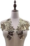 Magnifiques écussons brodés pour vêtements, robes, vêtements, tissu