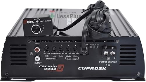 Miniatura 2 de Cerwin Vega Amplificador monobloque de alta eficiencia de 3000 W RMS Clase D  Amplificador de 1 canal para audio de automóvil, amplificador de