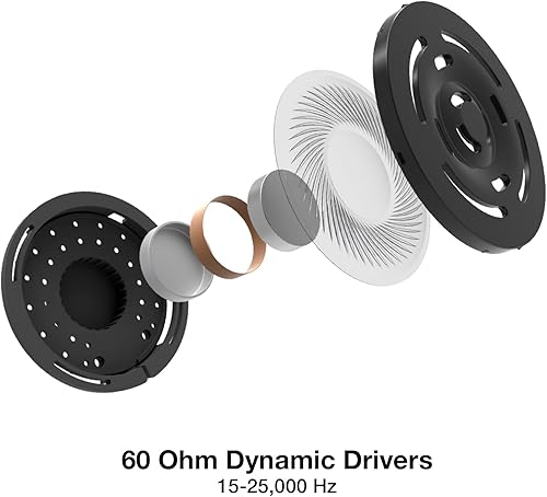 Miniatura 3 de Koss KTXPRO1 Audífonos portables de titanio con control de volumen. talla única Negro, Plateado