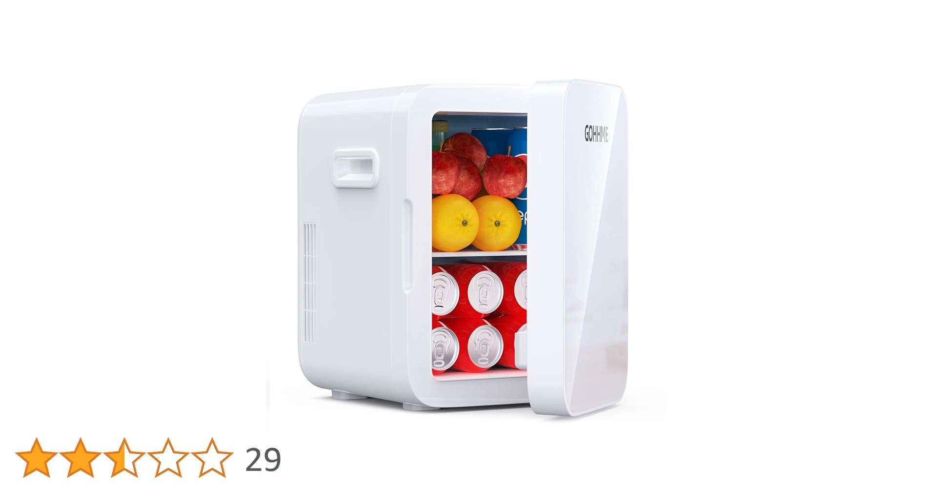 ミニ冷蔵庫 10L 　0~65℃ 冷温庫 屋内車載両用 静音 AC/DC給電 ミニ冷蔵庫 10L 0~65℃ 冷温庫 屋内車載両用 静音 AC/DC給電