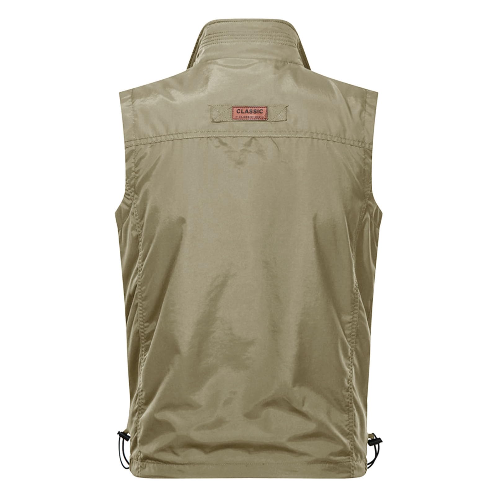 Gilet Uomo Elegante Nero Outdoor Leggero Gilet Da Lavoro Sportivo Pesca Cargo Abbigliamento Smanicato Cotone Elegante Con Tasche Gilets Estivo