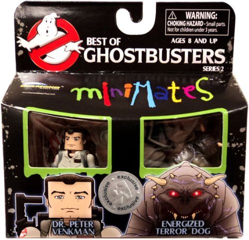 Ghostbusters Exclusive Best of Minimates Mini Figure 2Pack Dr. Peter Venkman Energized Terror Dog