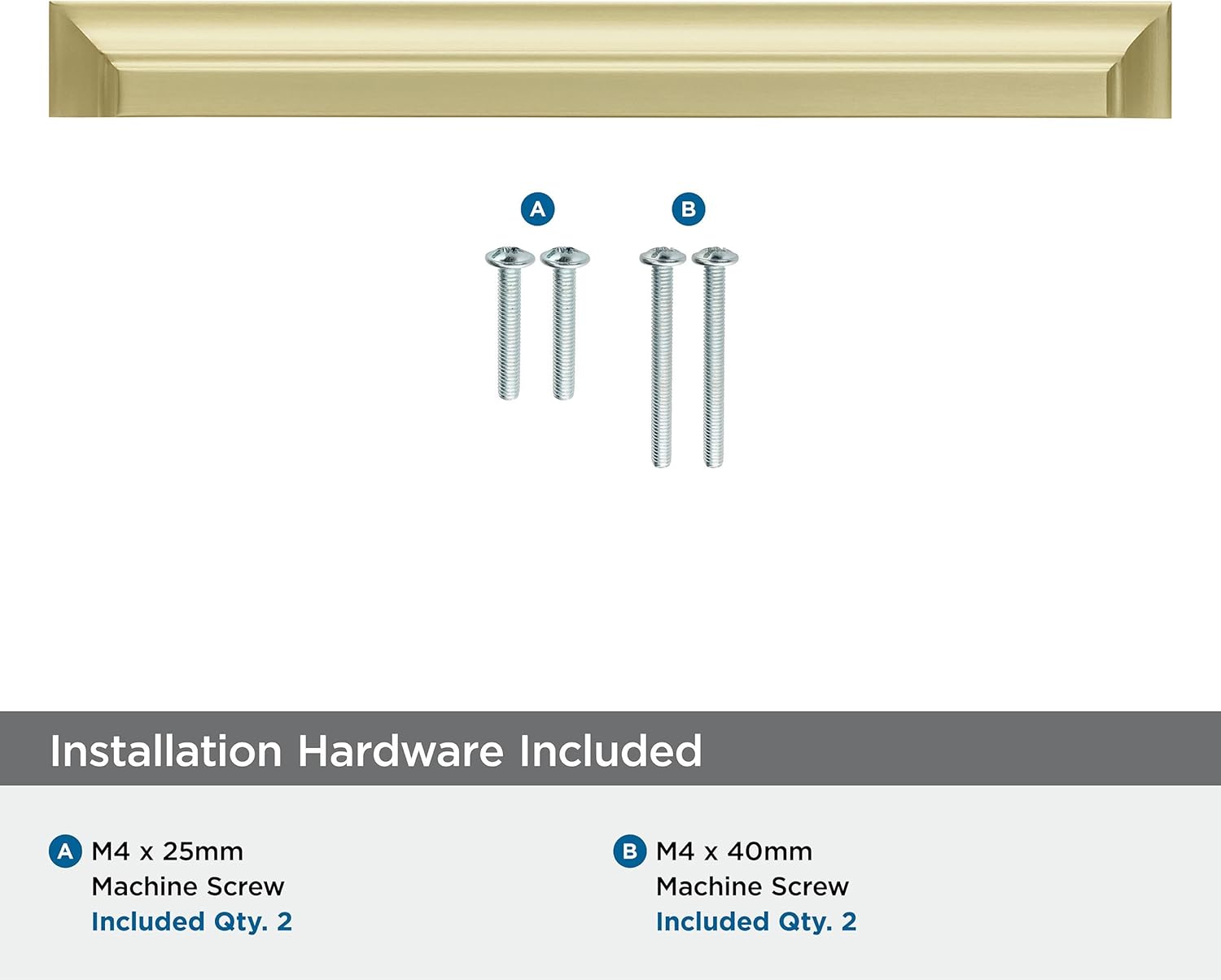 Amerock BP36955MG Art Deco Cup Pull, Matte Gold