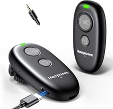 Wiederaufladbarer Kamera-Fernauslöser für Panasonic, Hanpusen kabellose und kabelgebundene Fernbedienung für Panasonic S1II, S1IIE, S1RII, G97, GH7, G9 II, S5IIX, S5II, GH6, BS1H, GH5 II, BGH1, S5
