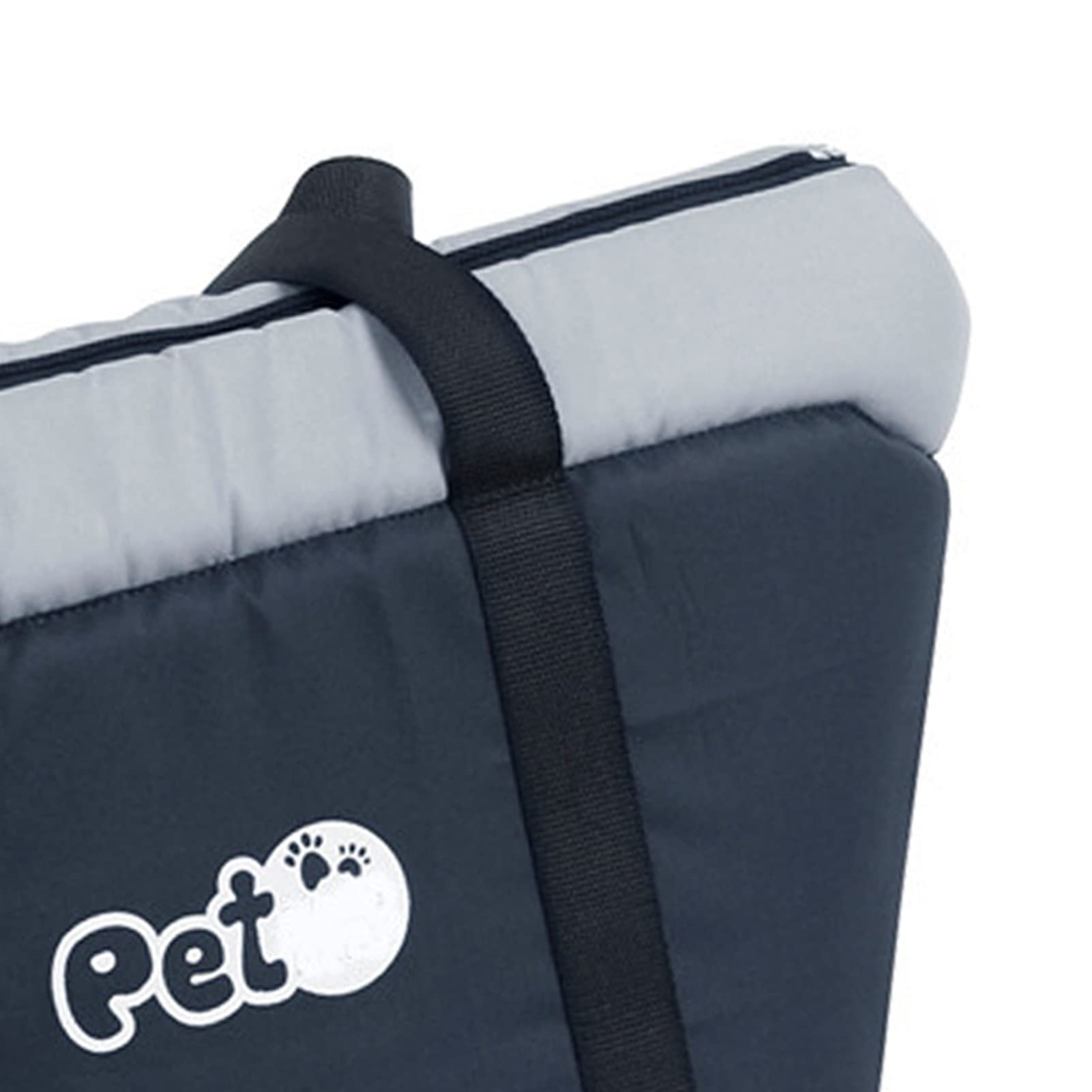 Borsa da Viaggio per Gatti, Morbida e Traspirante, Borsa da Trasporto per Animali Portatile Pieghevole e Impermeabile con Spallacci per Lo Shopping, Viaggi,(43x30x28cm/17.0x11.8x11.0in-Nero)
