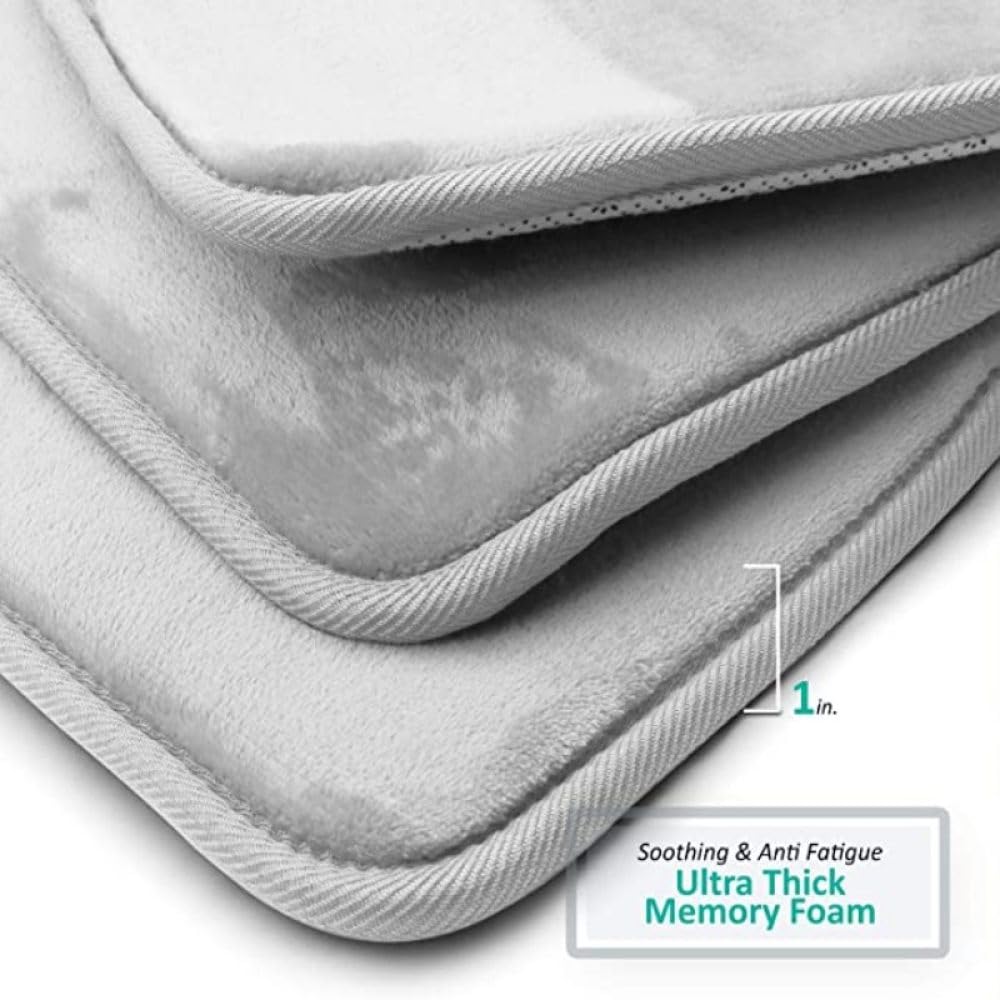IsolaY Samt-Badeset, superweich, bequem, Badematten, Teppich, Teppich-Set für Badezimmer, saugfähiger waschbarer Teppich, WC-Bodenmatte, Burgunderrot