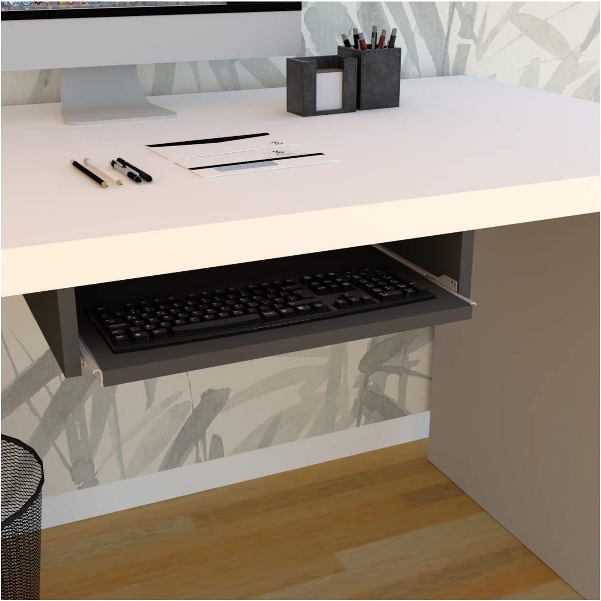 Henor PortaKeyboard Uitneembare Lade Hout 70 x 31 x 11 Cm Laag bureau Onder Tafel Grafiet