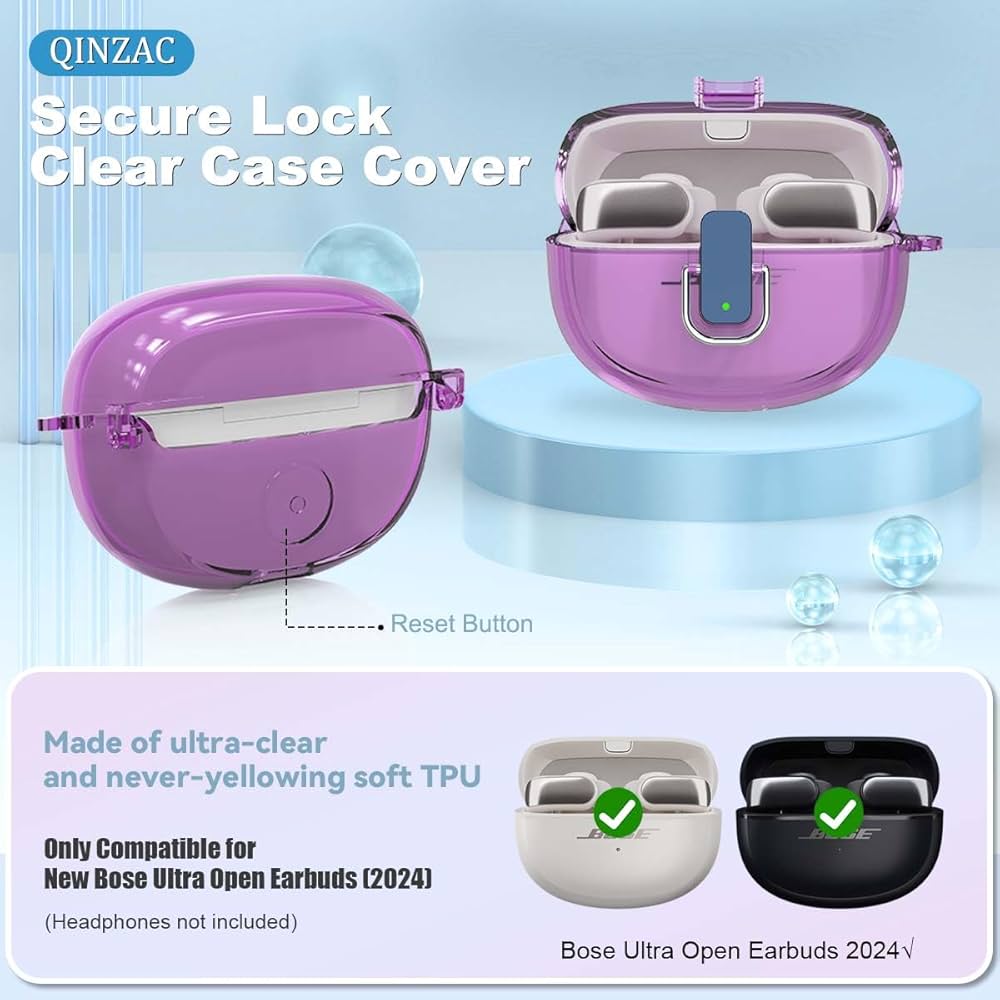 Amazon.com: QINZAC for Bose Ultra Open Case Cover with Safety Lock