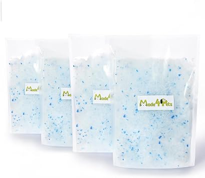 Made4Pets Cat Litter Crystals Kitty Litter 13.2 lbs 4 x 3.3 lb Packs