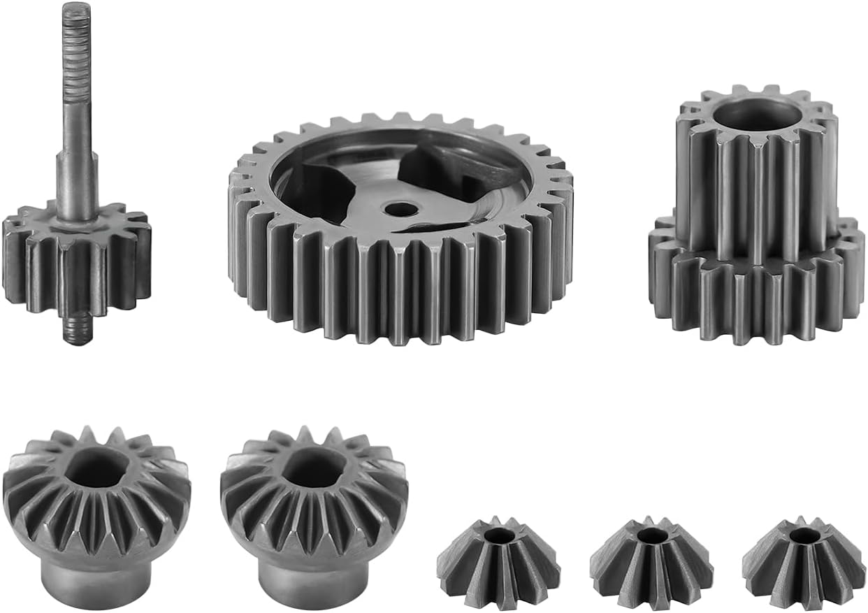 INJORA Stainless Steel Transmission Gear Set for Buggy Losi Micro-B/Micro-T